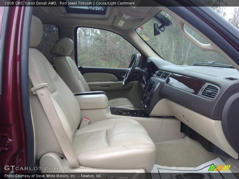 Red Jewel Tintcoat / Cocoa/Light Cashmere 2008 GMC Yukon Denali AWD