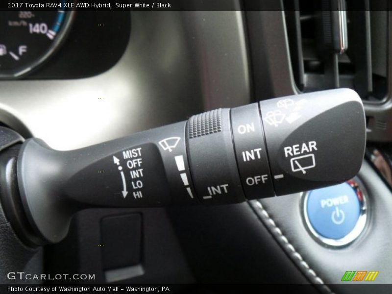 Super White / Black 2017 Toyota RAV4 XLE AWD Hybrid