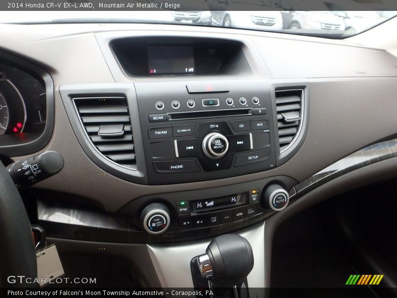 Mountain Air Metallic / Beige 2014 Honda CR-V EX-L AWD