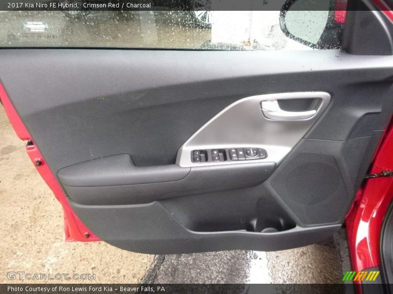 Crimson Red / Charcoal 2017 Kia Niro FE Hybrid
