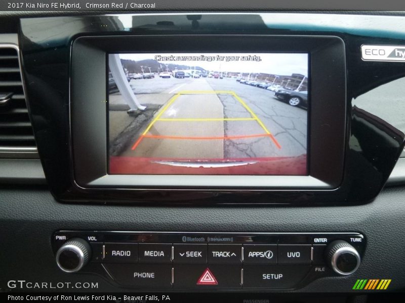 Crimson Red / Charcoal 2017 Kia Niro FE Hybrid
