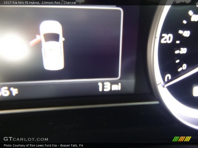 Crimson Red / Charcoal 2017 Kia Niro FE Hybrid