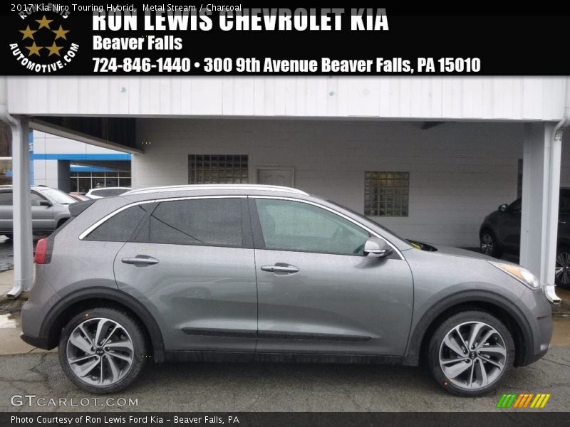 Metal Stream / Charcoal 2017 Kia Niro Touring Hybrid