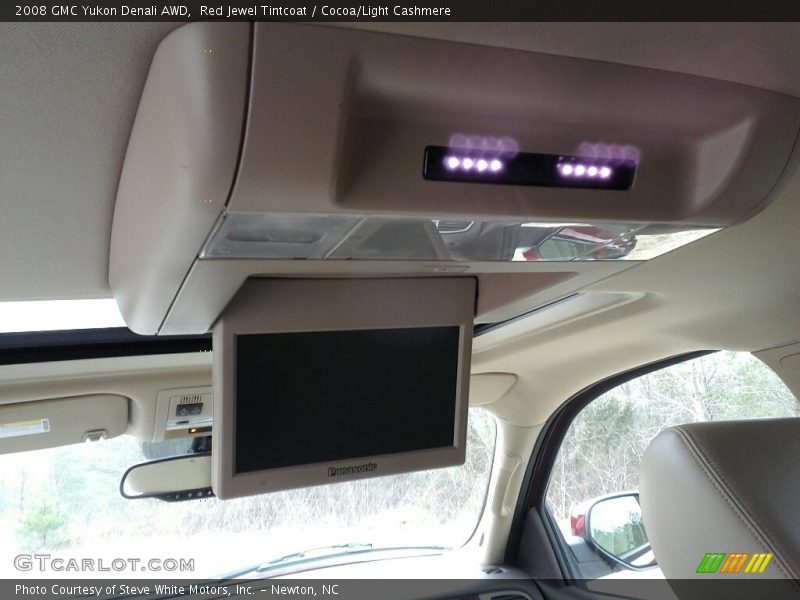 Red Jewel Tintcoat / Cocoa/Light Cashmere 2008 GMC Yukon Denali AWD