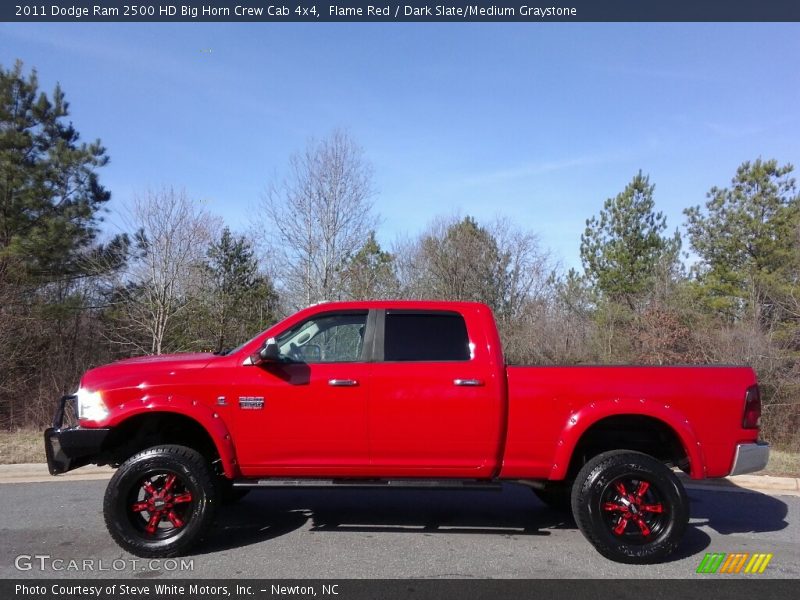 Flame Red / Dark Slate/Medium Graystone 2011 Dodge Ram 2500 HD Big Horn Crew Cab 4x4