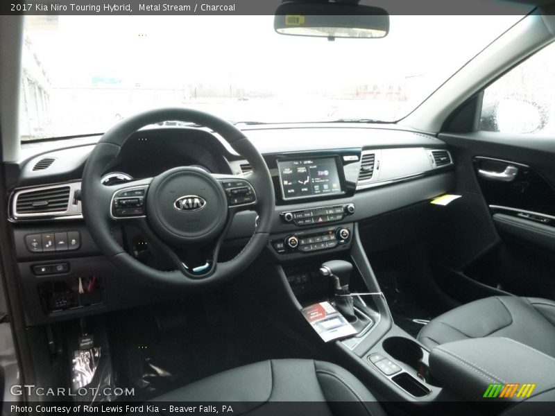  2017 Niro Touring Hybrid Charcoal Interior