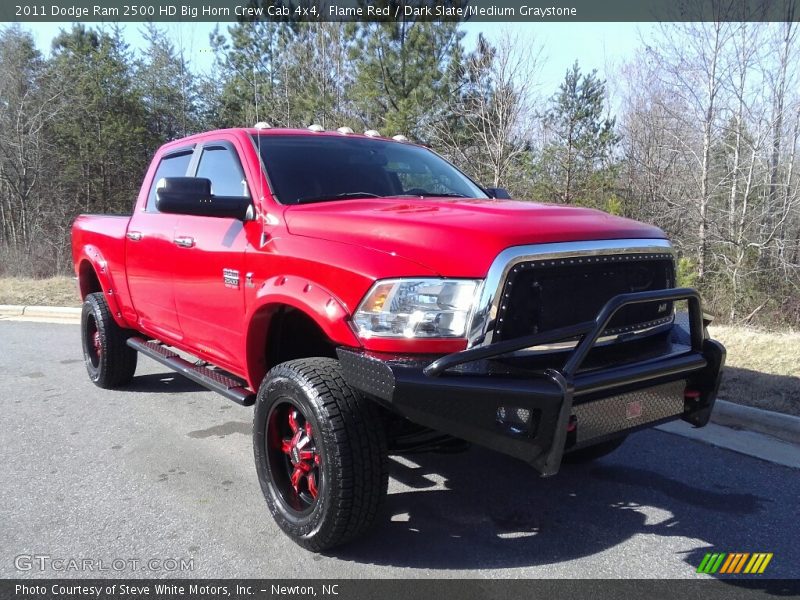 Flame Red / Dark Slate/Medium Graystone 2011 Dodge Ram 2500 HD Big Horn Crew Cab 4x4