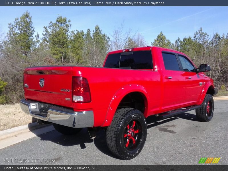 Flame Red / Dark Slate/Medium Graystone 2011 Dodge Ram 2500 HD Big Horn Crew Cab 4x4