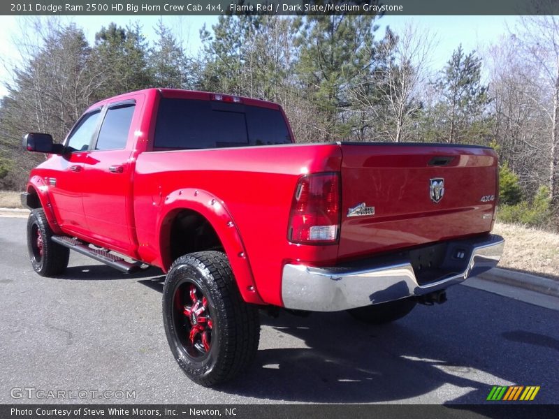 Flame Red / Dark Slate/Medium Graystone 2011 Dodge Ram 2500 HD Big Horn Crew Cab 4x4