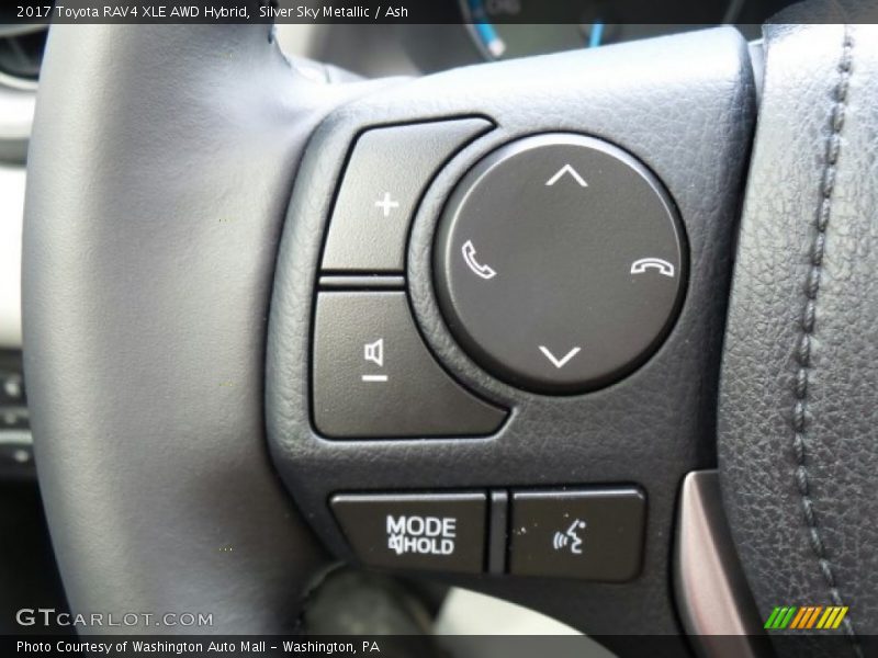 Controls of 2017 RAV4 XLE AWD Hybrid