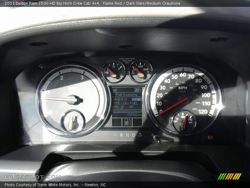 Flame Red / Dark Slate/Medium Graystone 2011 Dodge Ram 2500 HD Big Horn Crew Cab 4x4