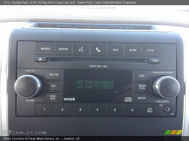 Flame Red / Dark Slate/Medium Graystone 2011 Dodge Ram 2500 HD Big Horn Crew Cab 4x4