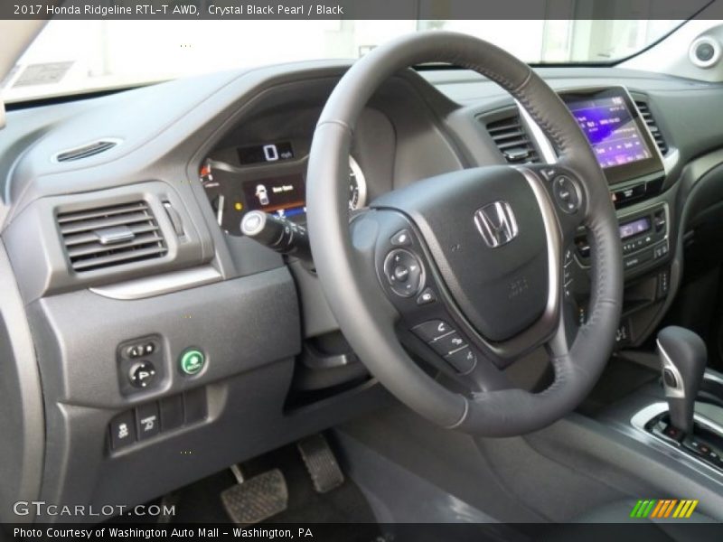 Dashboard of 2017 Ridgeline RTL-T AWD