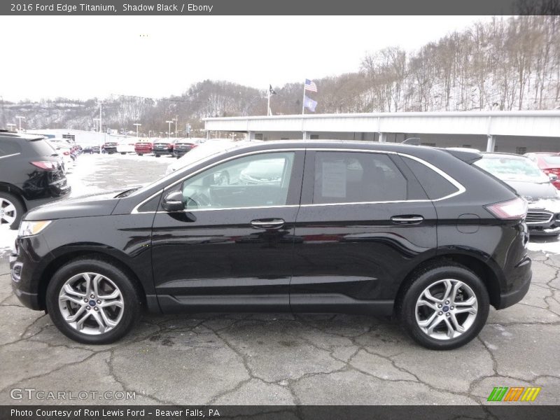 Shadow Black / Ebony 2016 Ford Edge Titanium