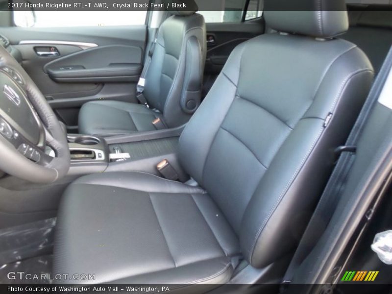 Front Seat of 2017 Ridgeline RTL-T AWD
