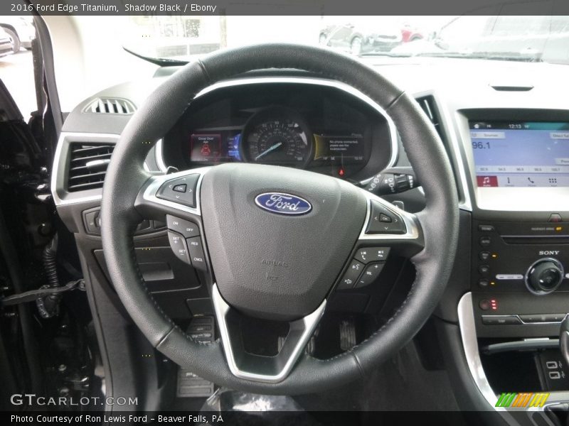 Shadow Black / Ebony 2016 Ford Edge Titanium