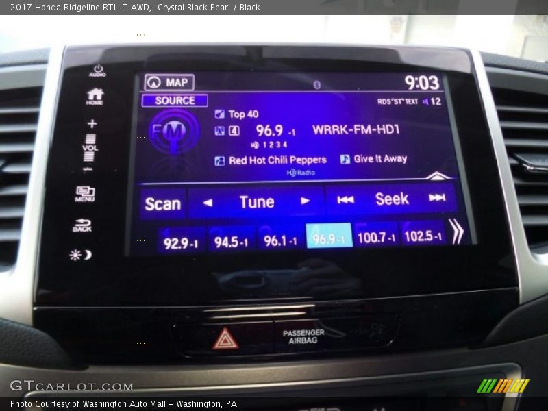 Audio System of 2017 Ridgeline RTL-T AWD