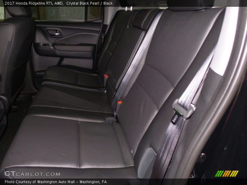 Crystal Black Pearl / Black 2017 Honda Ridgeline RTL AWD