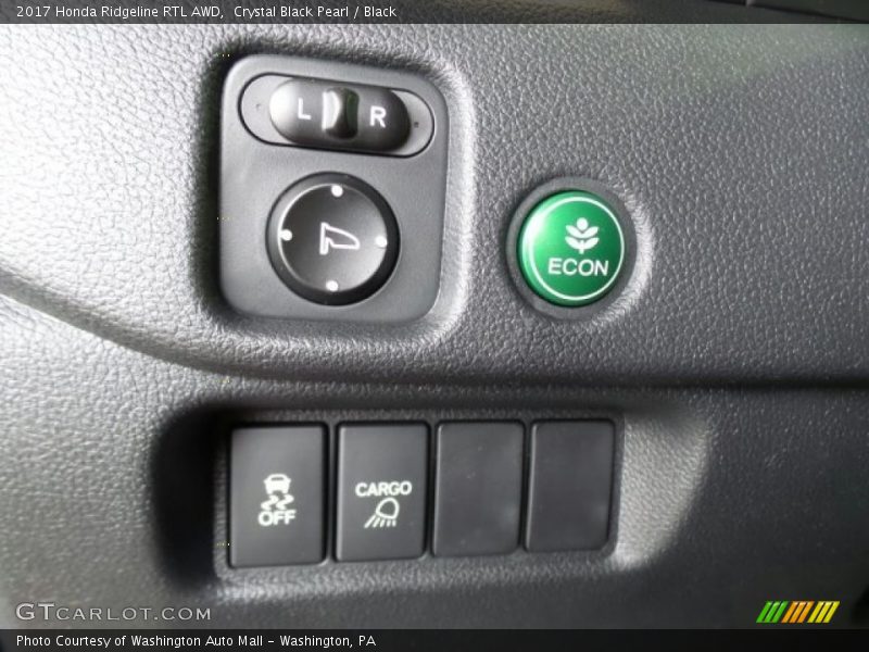 Crystal Black Pearl / Black 2017 Honda Ridgeline RTL AWD