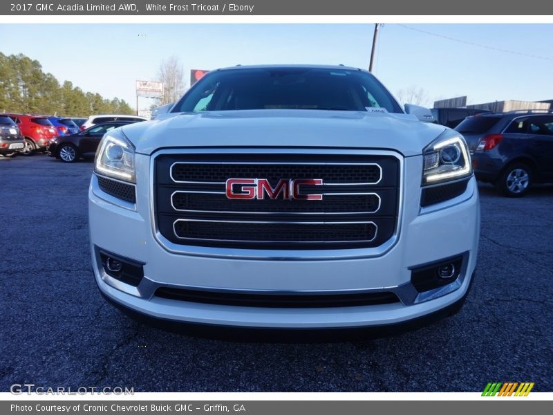 White Frost Tricoat / Ebony 2017 GMC Acadia Limited AWD