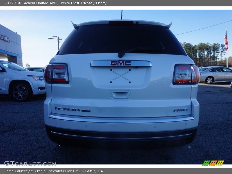 White Frost Tricoat / Ebony 2017 GMC Acadia Limited AWD