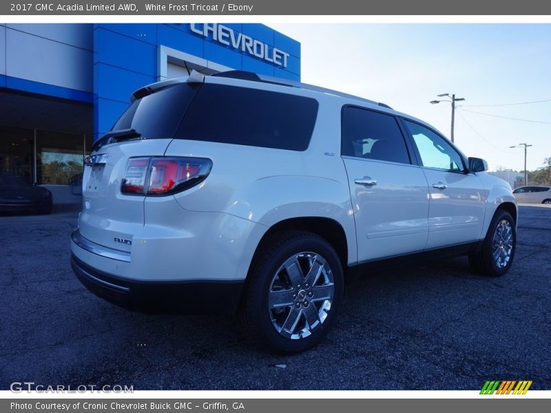 White Frost Tricoat / Ebony 2017 GMC Acadia Limited AWD