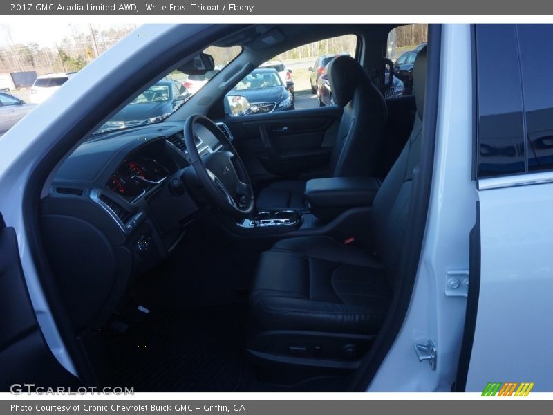 White Frost Tricoat / Ebony 2017 GMC Acadia Limited AWD