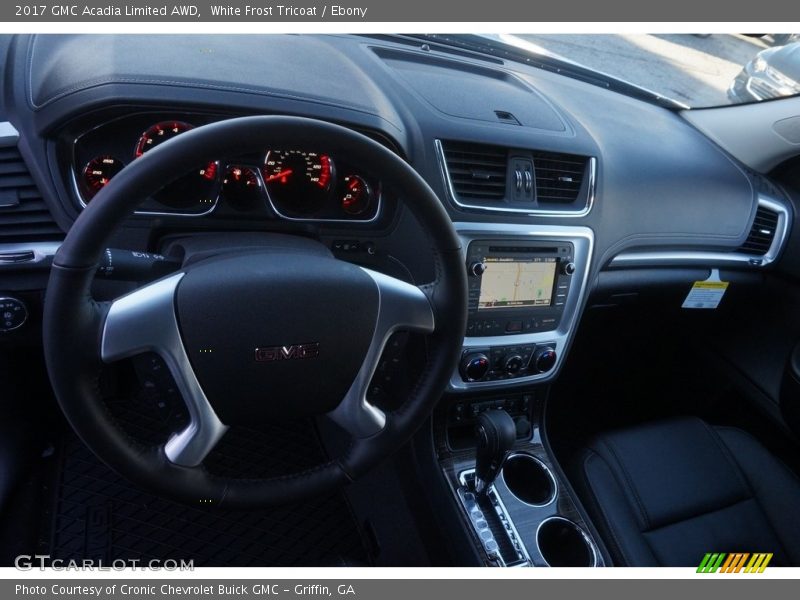 White Frost Tricoat / Ebony 2017 GMC Acadia Limited AWD