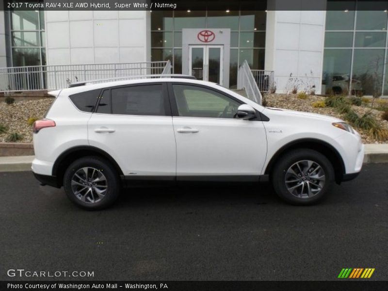  2017 RAV4 XLE AWD Hybrid Super White