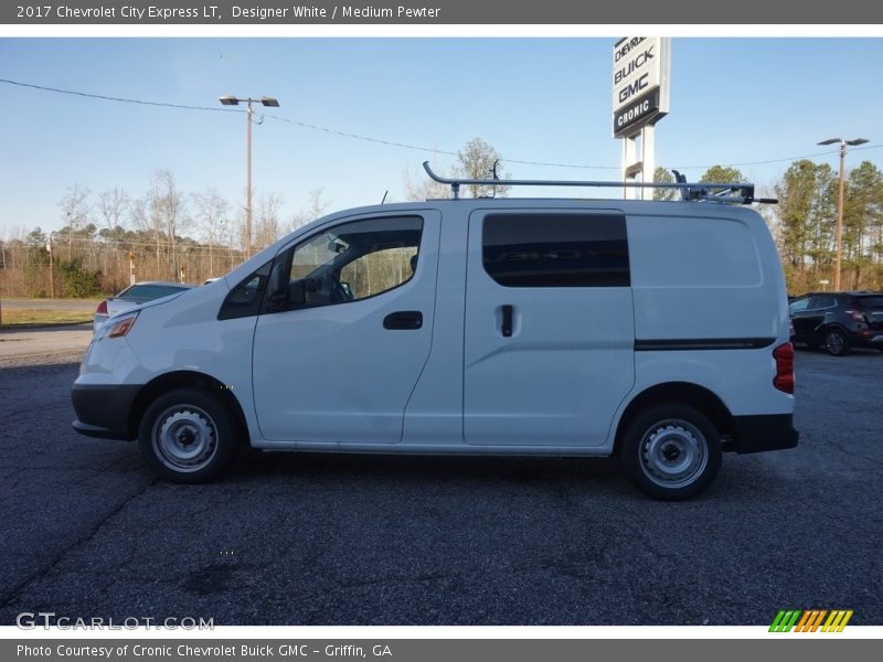 Designer White / Medium Pewter 2017 Chevrolet City Express LT