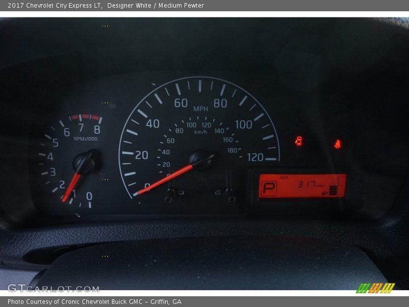 Designer White / Medium Pewter 2017 Chevrolet City Express LT