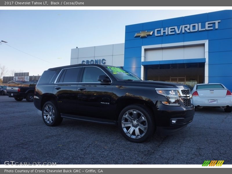 Black / Cocoa/Dune 2017 Chevrolet Tahoe LT