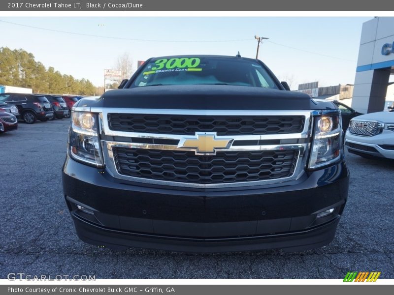 Black / Cocoa/Dune 2017 Chevrolet Tahoe LT
