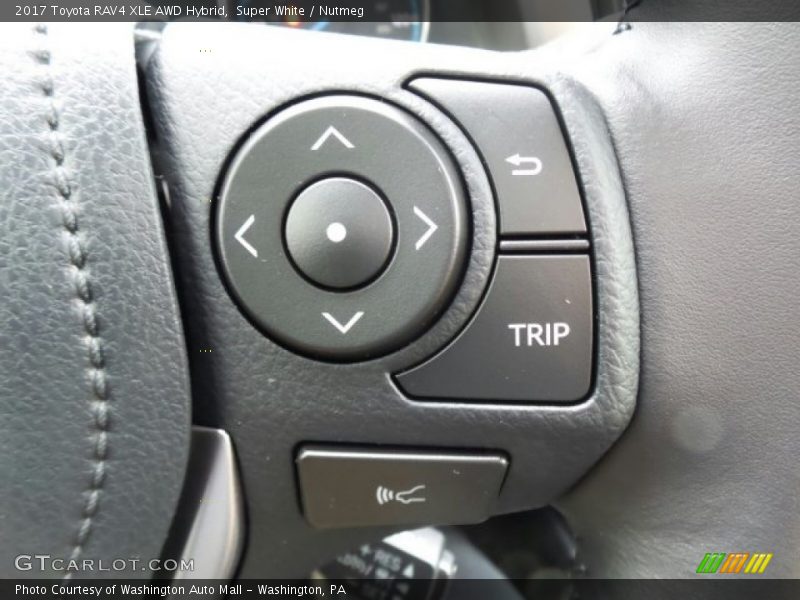Super White / Nutmeg 2017 Toyota RAV4 XLE AWD Hybrid