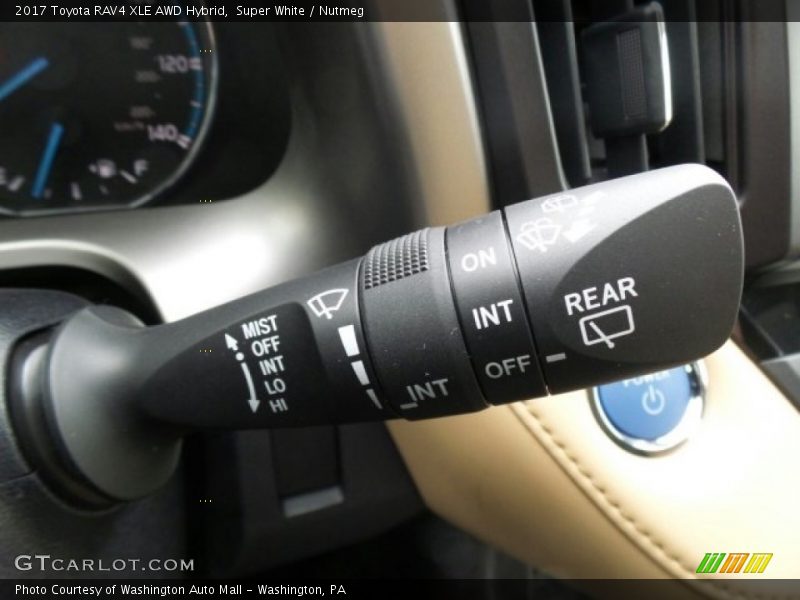 Super White / Nutmeg 2017 Toyota RAV4 XLE AWD Hybrid