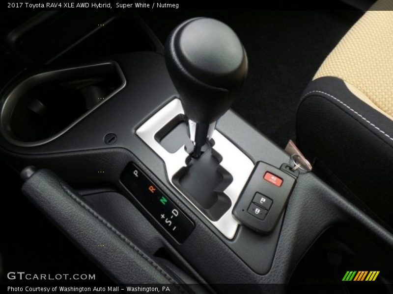 Super White / Nutmeg 2017 Toyota RAV4 XLE AWD Hybrid