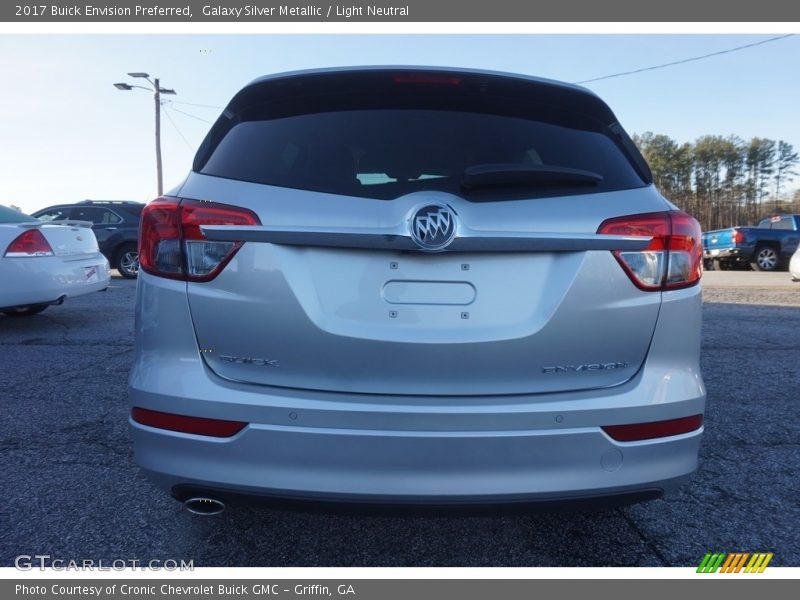 Galaxy Silver Metallic / Light Neutral 2017 Buick Envision Preferred