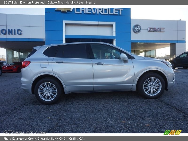 Galaxy Silver Metallic / Light Neutral 2017 Buick Envision Preferred