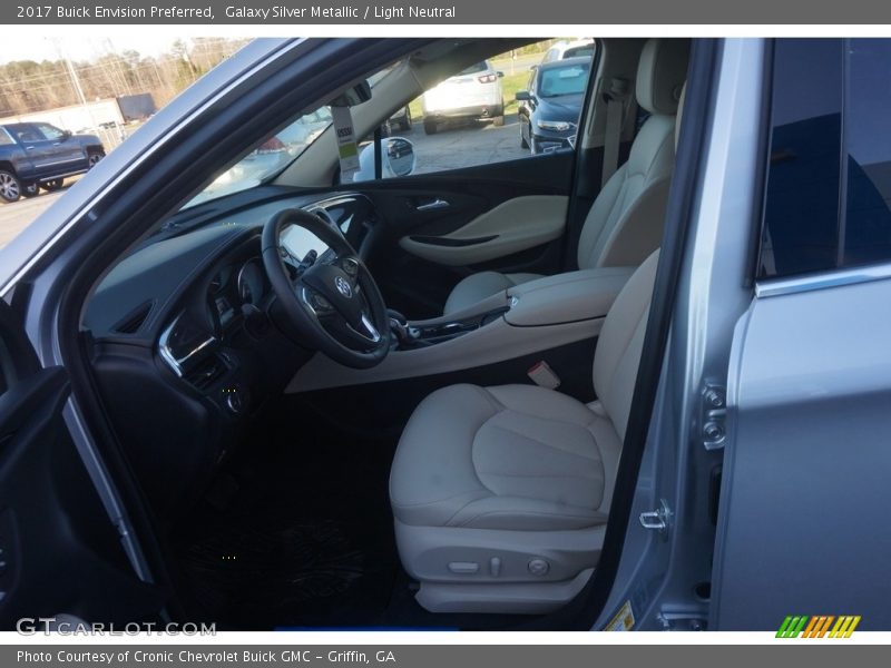 Galaxy Silver Metallic / Light Neutral 2017 Buick Envision Preferred