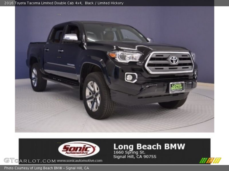 Black / Limited Hickory 2016 Toyota Tacoma Limited Double Cab 4x4
