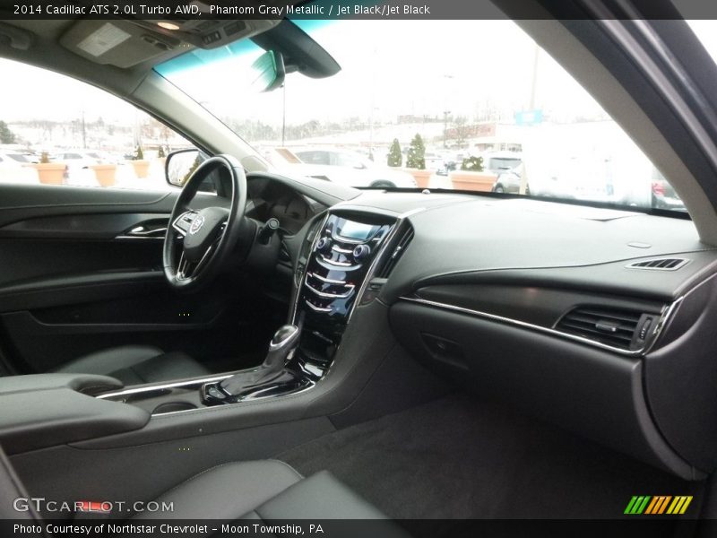 Phantom Gray Metallic / Jet Black/Jet Black 2014 Cadillac ATS 2.0L Turbo AWD