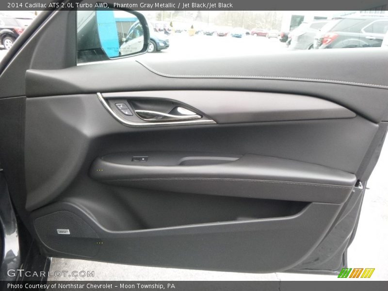 Phantom Gray Metallic / Jet Black/Jet Black 2014 Cadillac ATS 2.0L Turbo AWD