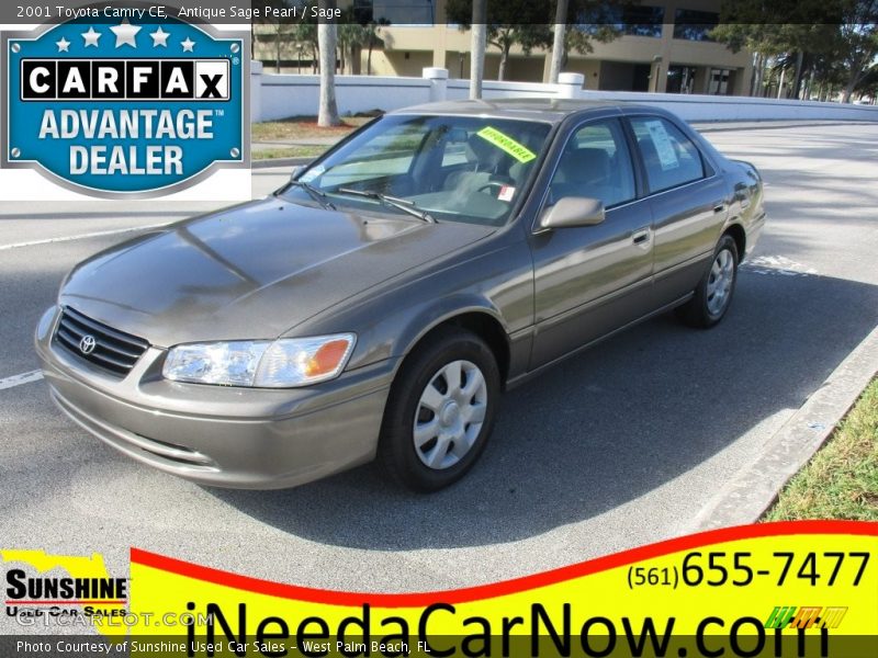 Antique Sage Pearl / Sage 2001 Toyota Camry CE