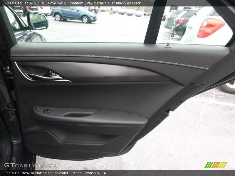 Phantom Gray Metallic / Jet Black/Jet Black 2014 Cadillac ATS 2.0L Turbo AWD