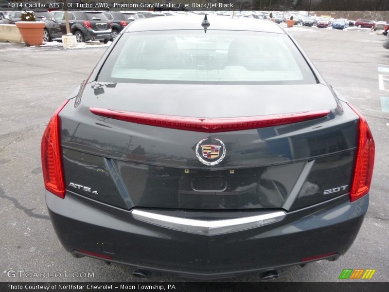 Phantom Gray Metallic / Jet Black/Jet Black 2014 Cadillac ATS 2.0L Turbo AWD