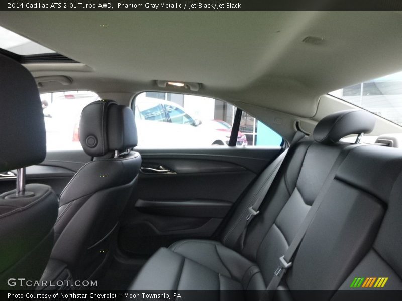 Phantom Gray Metallic / Jet Black/Jet Black 2014 Cadillac ATS 2.0L Turbo AWD