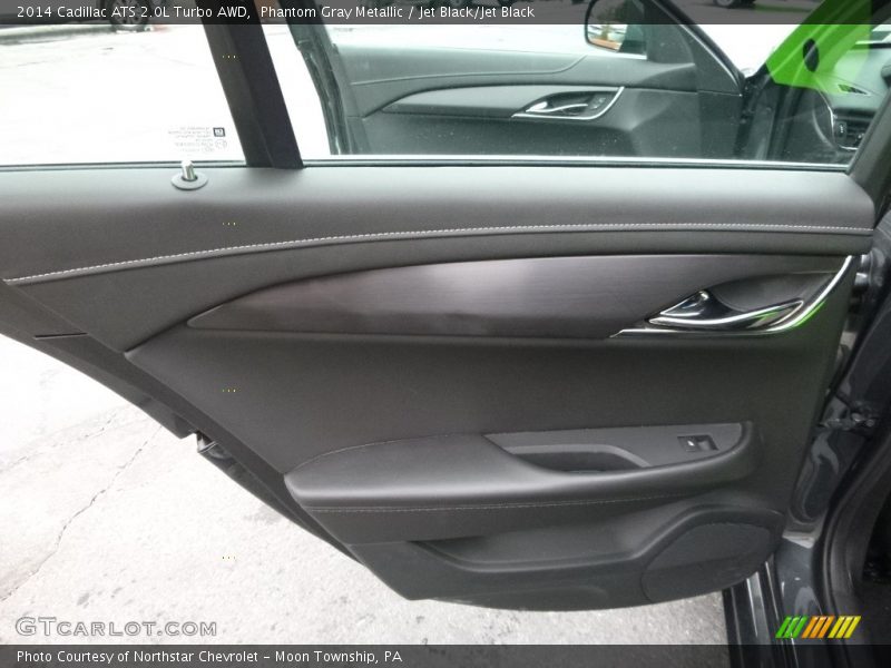 Phantom Gray Metallic / Jet Black/Jet Black 2014 Cadillac ATS 2.0L Turbo AWD