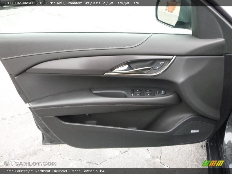 Phantom Gray Metallic / Jet Black/Jet Black 2014 Cadillac ATS 2.0L Turbo AWD