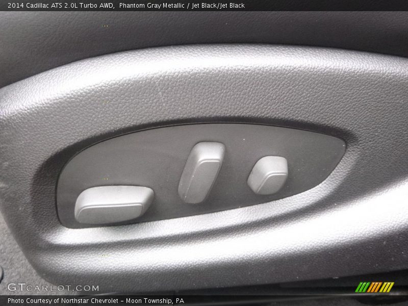 Phantom Gray Metallic / Jet Black/Jet Black 2014 Cadillac ATS 2.0L Turbo AWD