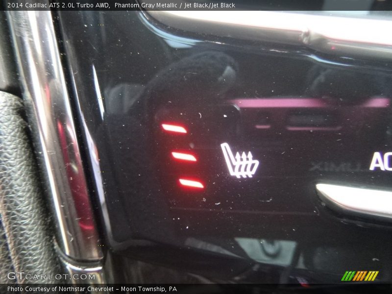 Phantom Gray Metallic / Jet Black/Jet Black 2014 Cadillac ATS 2.0L Turbo AWD